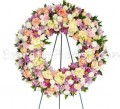 Mixture flower wreath